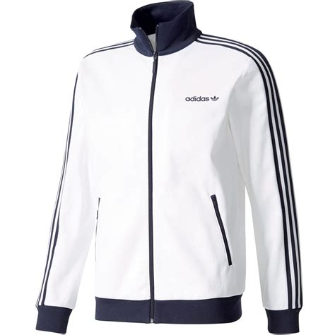 weiße trainingsjacke adidas|Jacken in Weiß .